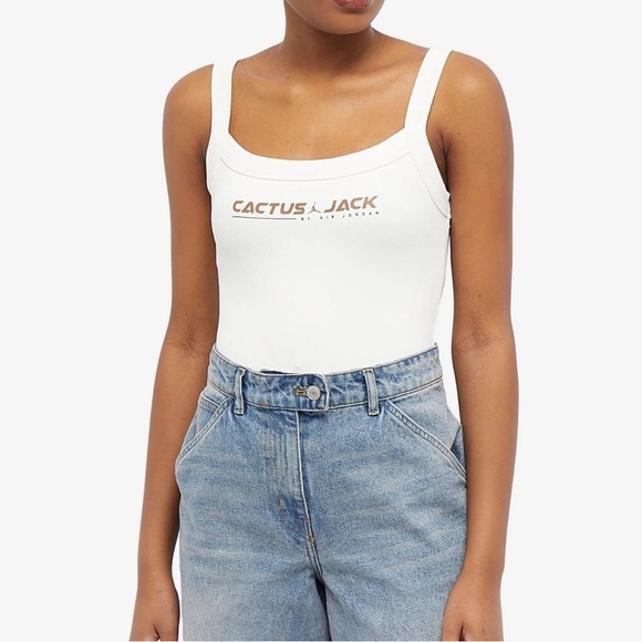 Jordan Tavis Scott Cactus Jack Tank Top Bodysuit Size XL - Picture 1 of 11